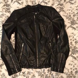 Faux Leather Jacket